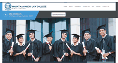 Desktop Screenshot of mglawcollege.com
